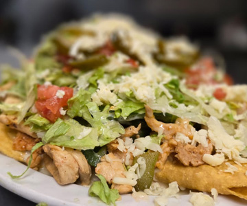 Miguel's renovated patio with live band